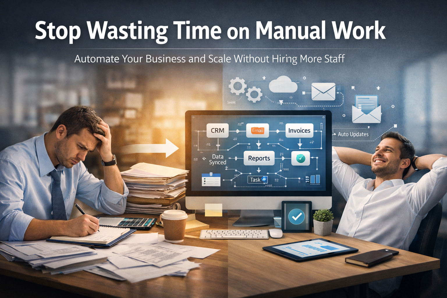 Stop Wasting Time on Manual Work.