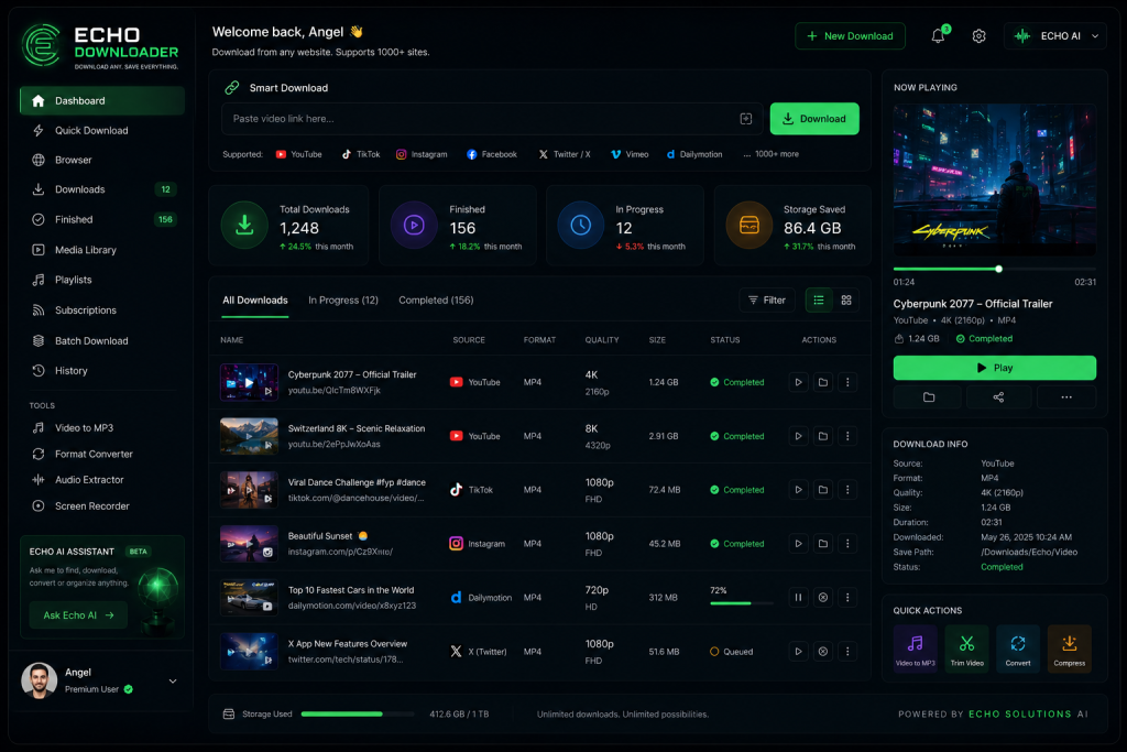 Echo Downloader